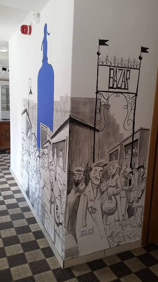 Grafika „Bazar 3”